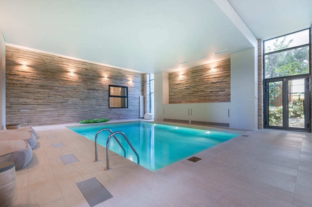 Indoor Pool Built By Hipel Pools
